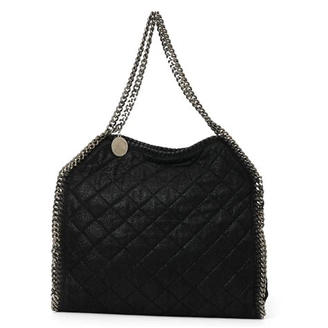 Shop Pre-Owned Authentic Stella McCartney Falabella Foldover 3 Chains ...