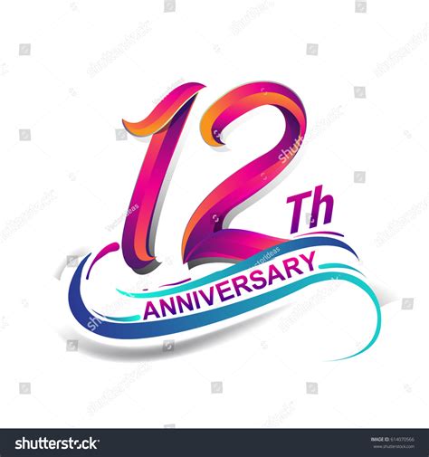 12th anniversary Images, Stock Photos & Vectors | Shutterstock