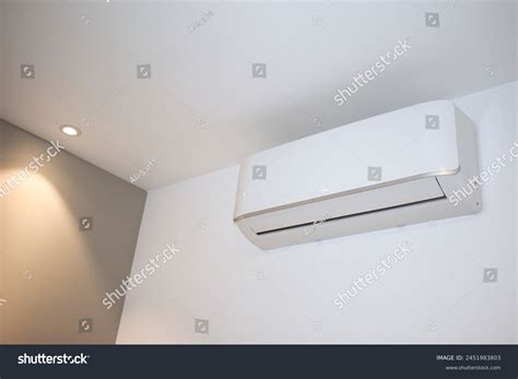 Air Conditioning Unit On Bedroom Wall Stock Photo 2451983803 | Shutterstock