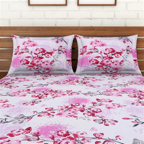 Buy SPACES Welhome Lapiazza Printed 3-Piece Bedsheet Set - 250 x 230 cm ...