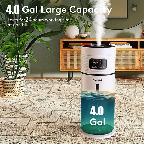15L/4.0Gal Whole House Humidifier for Large Room Humidifiers with ...
