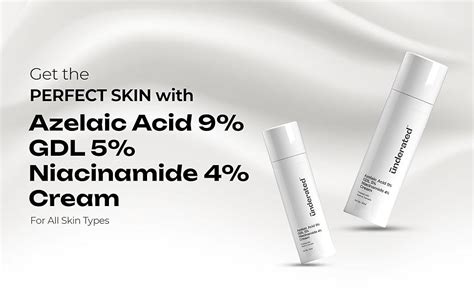 Azelaic Acid 9% GDL 5% Niacinamide 4% Cream Powered with Neem and ...