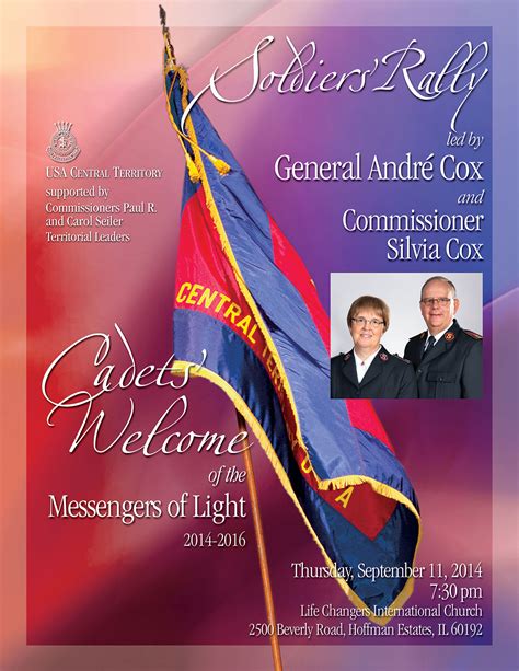 Soldiers' Rally and Cadets' Welcome - September 11, 2014 - The ...