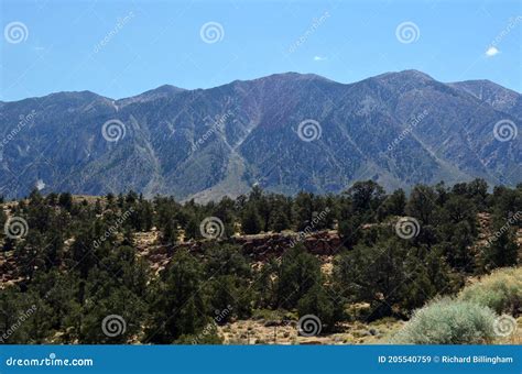 Wheeler Ridge and Wheeler Crest, Mono County, California, USA Stock ...