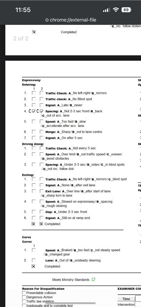 Passed my (still modified) G test today at Etobicoke today! Question on the errors I’ve received ...