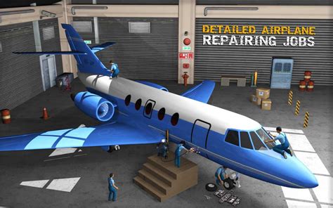 Plane Mechanic Airplane Games - Engine Repair Garage Workshop - App on ...