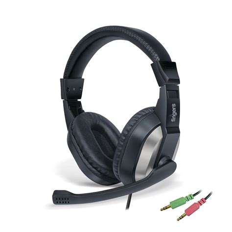 FINGERS F10 Wired Headphone On-Ear with Built-in Adjustable Mic ...