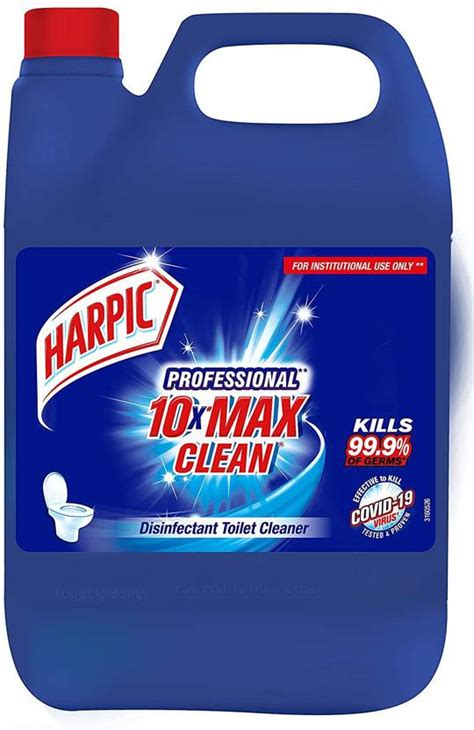 Harpic Disinfectant Toilet Cleaner Liquid, Original - 5 L (Pack of 1 ...
