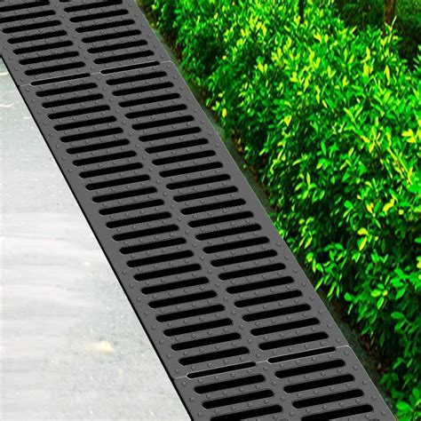 GUTIXI Drain Covers Outdoor Cut to Fit, Grate Drain Sewer Cover, Rectangle Drain Covers for ...