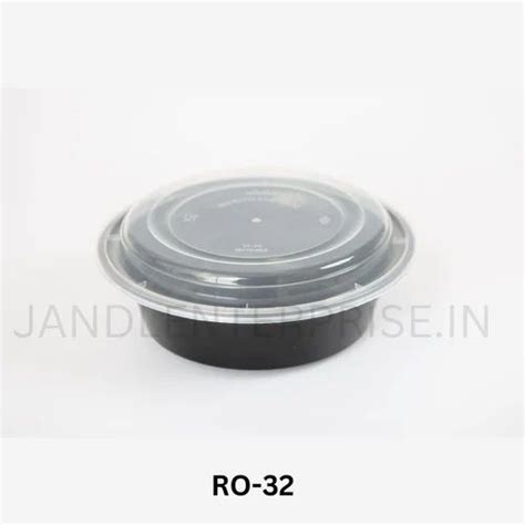 Round Plastic Food Container - 550ml Round Plastic Food Container ...