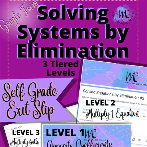 Image result for Elimination Method for Solving Systems