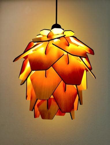 Buy woodiography Wooden Chandelier Hanging Light Wooden Modern Ceiling ...
