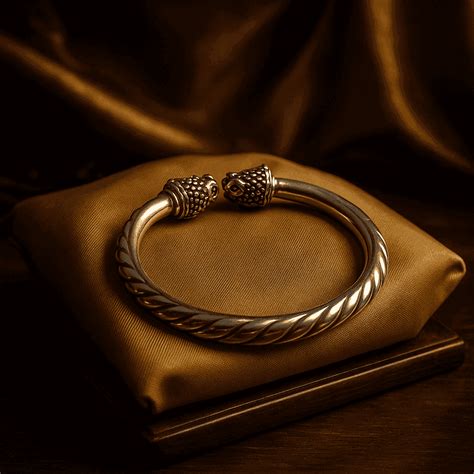 925 Sterling Silver Lion Head Bangle – Celestora