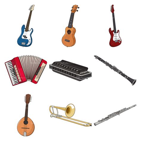 Musical Instruments Cartoon Clipart at Sherry Starks blog