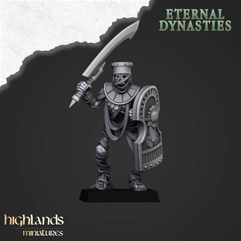 Buy Highlands Miniatures - Eternal Dynasties - Ancient Guard Sword ...