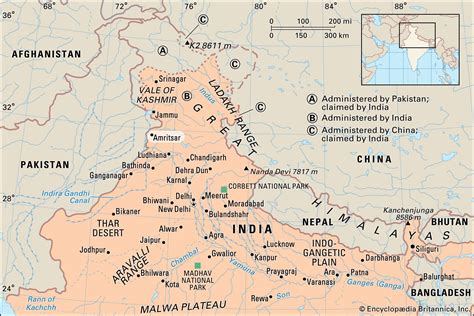 Lahore India Map