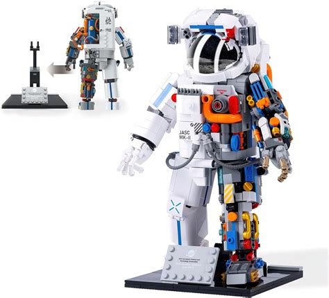 HI-REEKE Mechanical Space Astronaut Building Block Kit - India | Ubuy