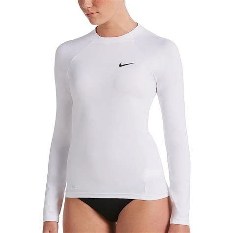 Nike Women's Essential Long Sleeve Hydroguard Rash Guard | Academy