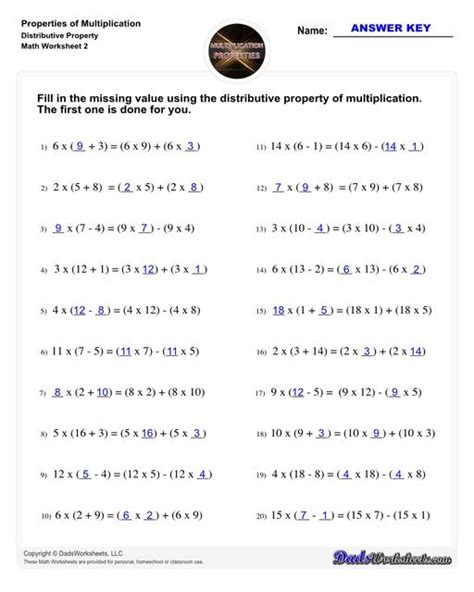 Image result for Distributive Property of Addition Examples