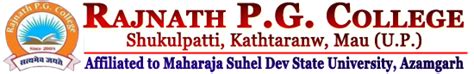 Home, Rajnath P.G. College, Shukulpatti, Kathtaranv, Mau