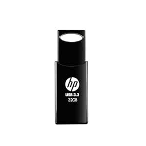 HP 712w 32GB USB 3.2 Flash Drive- Black : Amazon.in: Electronics