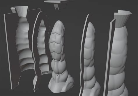 STL file Dragon Dildo Collection Vol.2 🐉・3D printer design to download ...