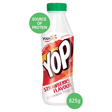 Yoplait Strawberry Flavour Drinkable Yogurt 825g | Yogurt Drinks ...