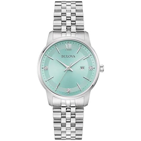 Bulova Ladies Quartz Dress Classic Watch | Silver Tone Stainless Steel ...