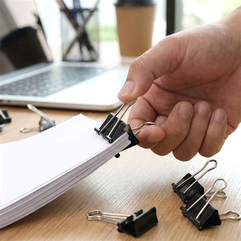 Strong Black Binder Clips (10 Pc ) – gambitproduct.com
