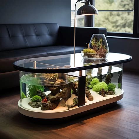 Aquarium Coffee Table: Dive into Tranquility with Underwater Elegance