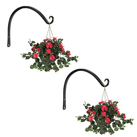 Intense Art 2 Pack Metal Wall Hook Hanging Plant Bracket | Decorative ...