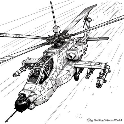 Helicopter Coloring Pages Free Printable For Kids Page 11 | Helicopter
