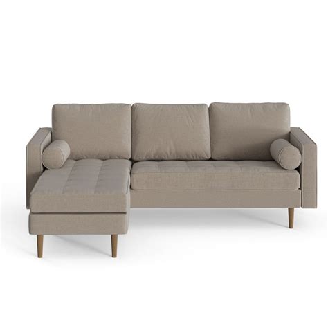 Heera Moti | Noir L Shape Sofa | Grey | Facing Left