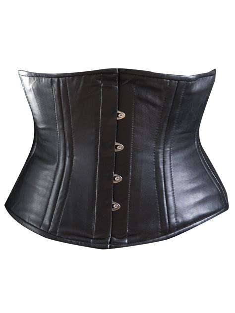 Leather Waist Cincher Black – Skin Two UK