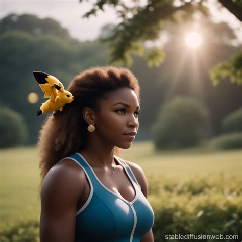Pokemon Serena and Afrobull | Stable Diffusion Online
