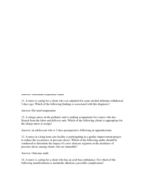 Nursing Concepts Ati Beginning Test at Bethany Knibbs blog