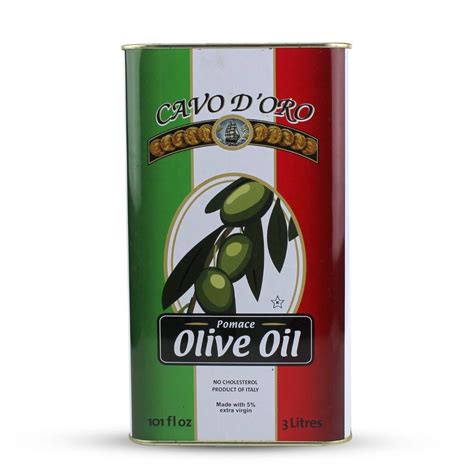 Cavo D’oro Pomace Olive Oil 3L – 5% Extra Virgin