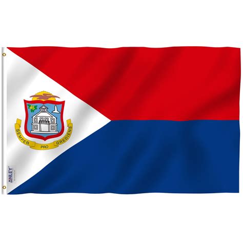 Anley 3 ft x 5 ft Sint Maarten Flag - Saint Maarten St Maarten Flags ...