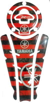 Golden Lion TANK PAD FOR YAMAHA R15 V3/V2 Bike red Tank Pad Bike Tank ...