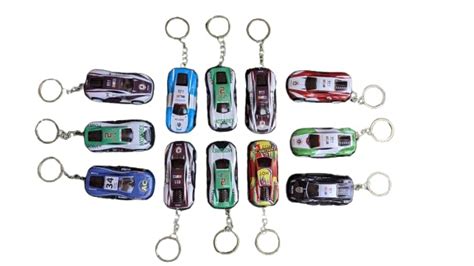Kavya Toys Car Keychains 2 PCS Pull Back Mini Metal Racing Cars Toy ...
