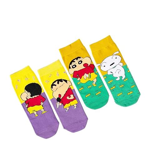 THELA GAADI Shinchan Socks - Pure Cotton Printed Funky Socks for Men ...