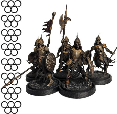 Buy MiniDepot 8 Pack 25mm Movement Trays 5 Model Capacity for Warhammer ...