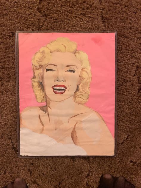 Marilyn Monroe Painting : r/MarilynMonroe