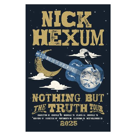 Nick Hexum "Nothing But The Truth Tour 2026" Poster