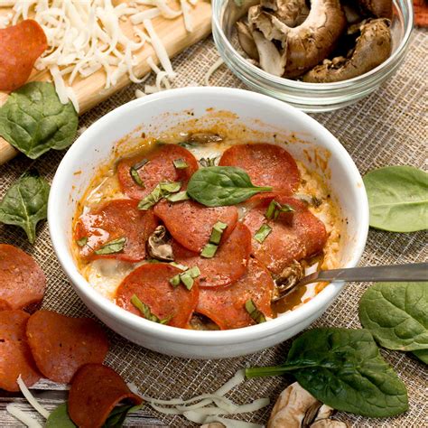Cottage Cheese Pizza Bowl (Low Carb & High Protein)