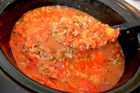 Crock Pot Meat Sauce