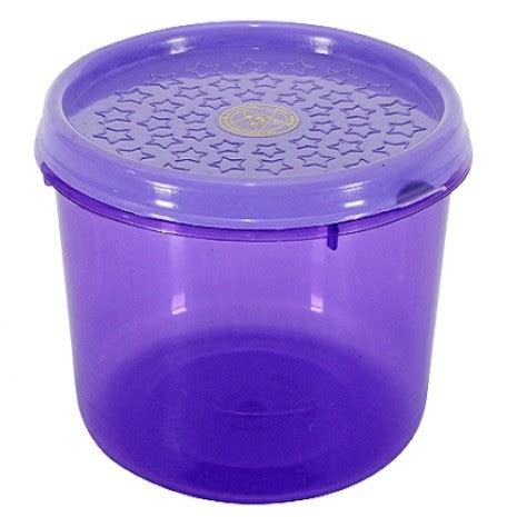 TOPLES PLASTIK KECIL BULAT 500 ML TIPE DOMINO UNGU
