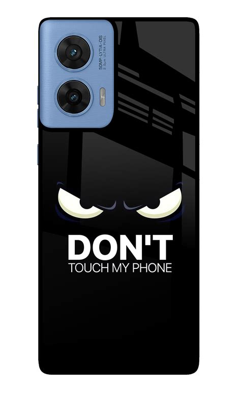 Buy Now Don'T Touch My Phone Glass Case for Moto Edge 60 Fusion Online ...