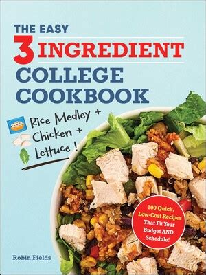The Easy Three-Ingredient College Cookbook eBook by Robin Fields ...