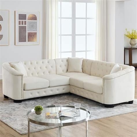 Melpomene 82”Velvet Upholstered Button Tufted India | Ubuy